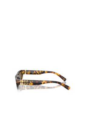 MIU MIU 女士眼镜 MU07ZSVAU06B CO 棕色 几何框太阳镜