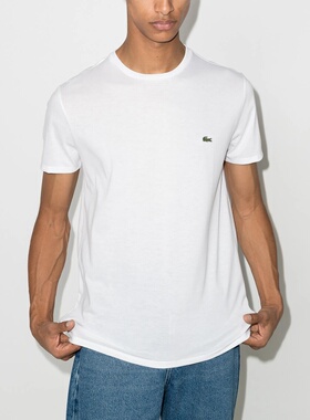 1h可退 LACOSTE 男士T恤 TH6709001 SS2026 白色 LACOSTE MEN'S T