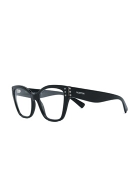 VALENTINO 女士眼镜 VA30365001 AW2025 黑色 徽标水钻镶嵌眼镜