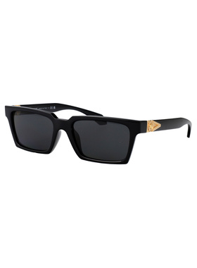 VERSACE 男士太阳镜 0VE4490UGB187 AW2025 黑色 0VE4490U