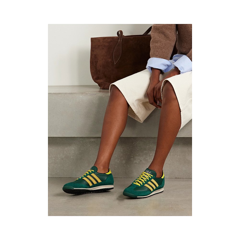 1h可退 香港直邮潮奢 Adidas 女士 SL 72 OG 绒面革皮质运动鞋 JS - 图0