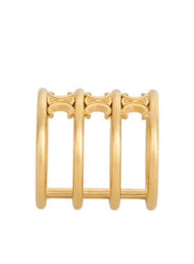 CELINE 女士手链手镯 460YB6BRA35OR SS2024 金色 徽标手链