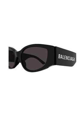 BALENCIAGA 女士太阳镜 BB0258S001BLACKBLACKGREY巴黎世家