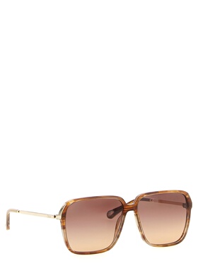 CHLOÉ 女士太阳镜 CH0405S004 AW2026 棕色 59' sunglasses