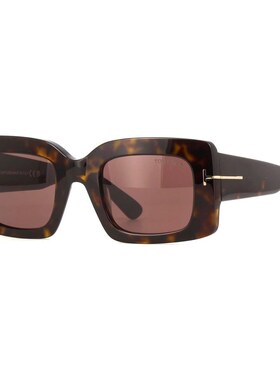 TOM FORD 男士眼镜 TF118852E SS2025 棕色 全框太阳镜