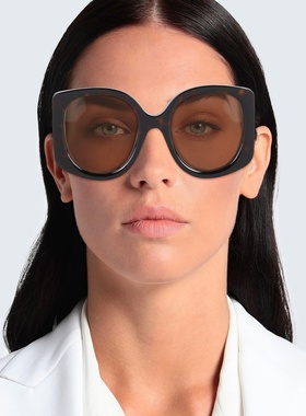 潮奢 Gucci 古驰 女士 太阳眼镜 brown棕色 舒适时尚