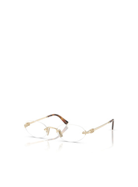 MIU MIU 女士眼镜 MU53WVZVN1O1 CO 白色 无框平光镜