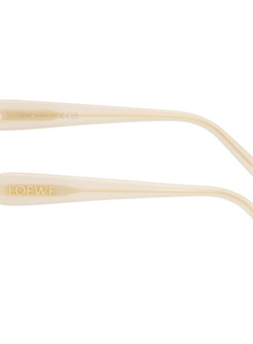 LOEWE 罗意威 女士 白色 Swan Slim 太阳镜 LW40178I5325N1923373
