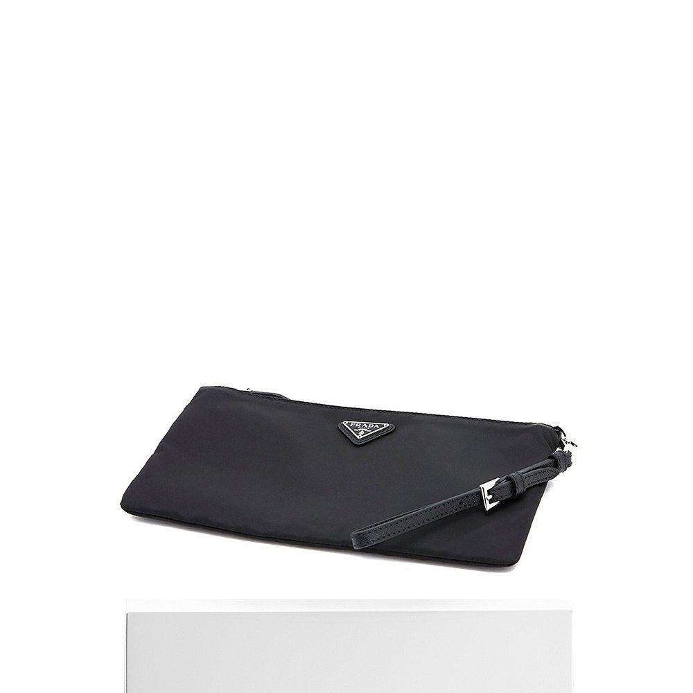 香港直邮prada男士黑色尼龙手拿包 天猫国际香港直购男士包袋