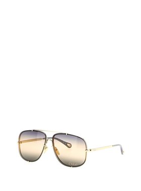 CHLOÉ 女士太阳镜 CH0348S005 AW2025 金色 62 Sunglasses