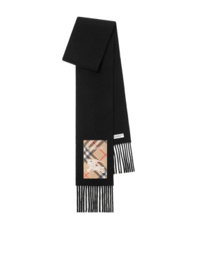 香港直邮BURBERRY 女士围巾 81161071 AW2025 黑【付后1h可退】