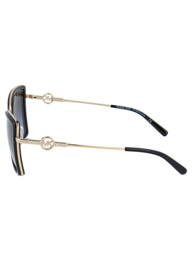 Michael Kors 迈克高仕 女士 浅金色/黑色金属太阳眼镜 0MK1067B1