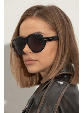 TOM FORD 女士太阳镜 FT111305901A SS2026 黑色 Sunglasses