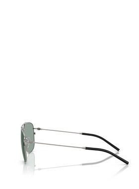 MONCLER 男士眼镜 ME4004100582 SS2025 灰色 飞行员太阳镜