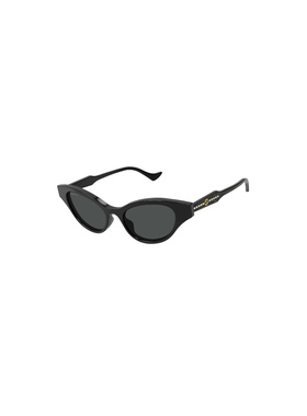 1h可退 GUCCI 女士眼镜 GG1298S001 SS2024 黑色 GG1298S古驰