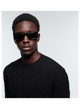 1h可退 潮奢 Prada 普拉达 男士 矩形太阳眼镜 green绿色 舒适时