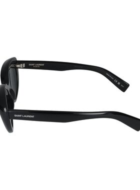 Saint Laurent 圣罗兰 女士 BLACK-BLACK-BLACK 醋纤太阳眼镜 SL8