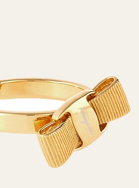 1h可退 salvatore ferragamo 女士 戒指蝴蝶配饰