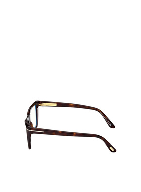 TOM FORD 女士眼镜 FT6047B052 AW2025 棕色 几何平光镜