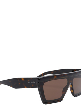 ALAIA 女士太阳镜 AA0104S002 SS2026 棕色 Rectangular Acetate