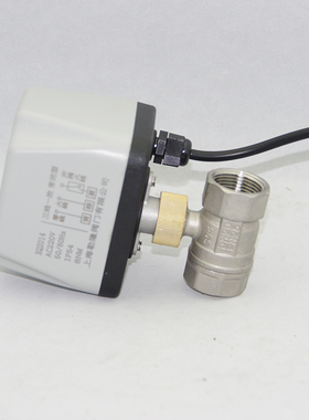 微型电动阀门 白钢海水用耐腐蚀酸碱304不锈钢二通球阀DN15 20 25