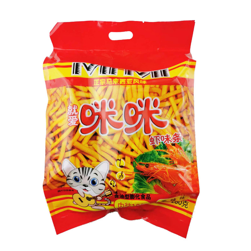 倍倍盈180g / 360g咪咪虾味条 老陈都食品膨化食品