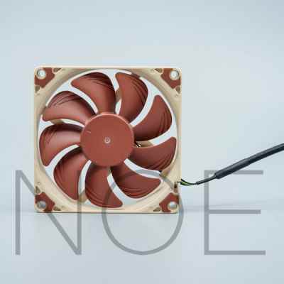 诺易 Noctua/猫头鹰 NF-A9x14 PWM chromax 9cm静音散热超薄风扇 - 图0