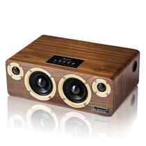 Wireless Bluetooth speaker HIFI home heavy low sound cannons mobile phone computer wooden desktop large volume sound 3d surround