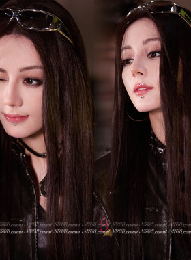 热巴同款赛博朋克未来科技感眼镜