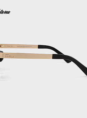 韩国新款轻奢圆框防晒INS墨镜