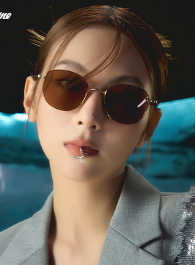 明星同款墨镜Fakeme超轻女方框