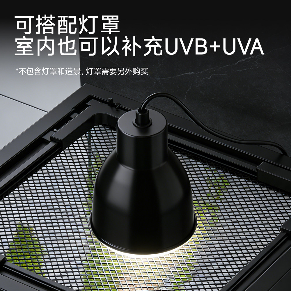 爬宠饲养箱玻璃雨林缸鬃狮蜥蜴守宫角蛙陆龟宠物蛇爬虫生态造景缸,淘宝优惠券,粉丝福利购,淘宝优惠卷