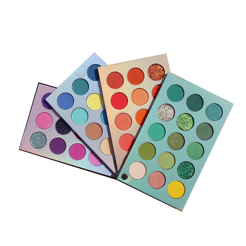 正品beauty glazed60色彩虹眼影欧美舞台妆专用眼影盘多色折叠ins - 图3
