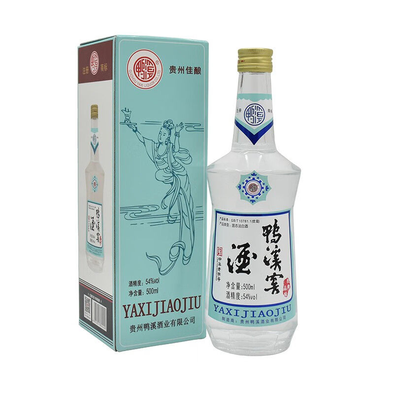 贵州名酒鸭溪窖经典品味54度浓香型白酒飞天女纯粮整箱6瓶500ml,淘宝优惠券,粉丝福利购,淘宝优惠卷