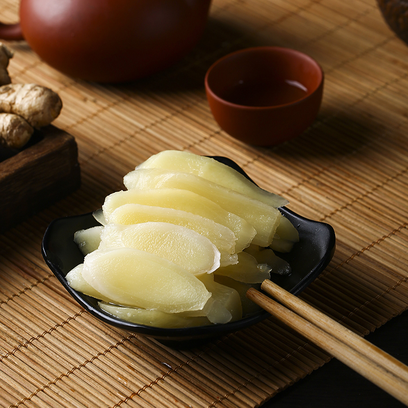 安徽特产铜陵生姜片姜芽新鲜糖醋嫩白姜即食腌制泡子姜下饭酱菜 - 图2