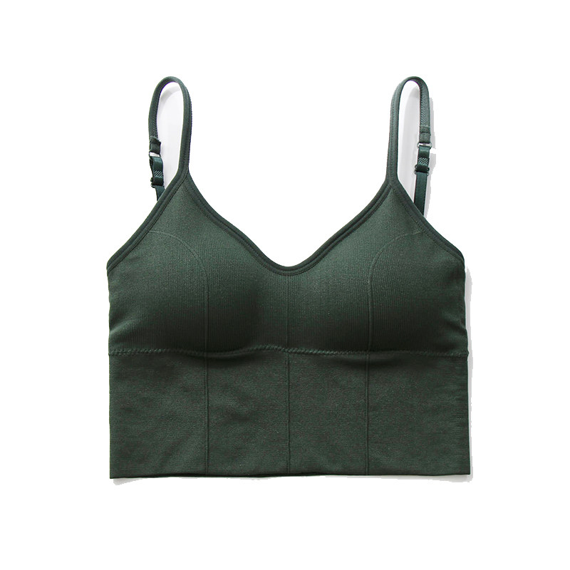 正版美背吊带女卡卡同款大u型抹胸 茜樱纺背心吊带