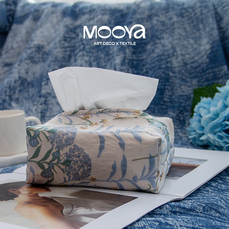 MOOYA 法式轻奢浮雕纸巾盒茶几抽纸盒卫生间卧室客厅摆件家用高级,淘宝优惠券,粉丝福利购,淘宝优惠卷