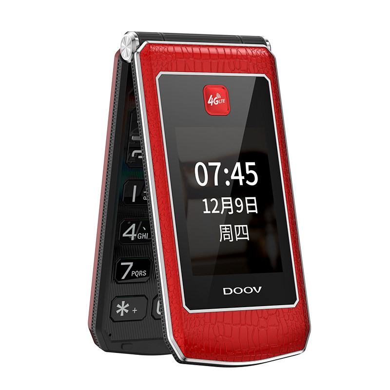 朵唯r19老人4g智能翻盖触屏微信 朵唯叁壹贰手机