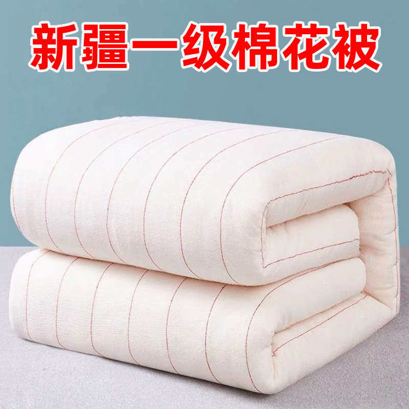 新疆长绒棉花被纯棉被子全棉被芯棉絮床垫被褥子加厚保暖学生冬被,淘宝优惠券,粉丝福利购,淘宝优惠卷