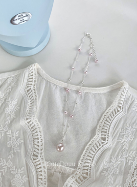 CuteDouu 浪漫主义 一款四戴！可拆卸满天星珍珠项链法式锁骨链女