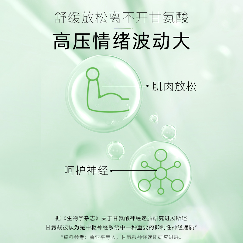 Thorne悦恩甘氨酸胶囊250粒解压睡眠SA512