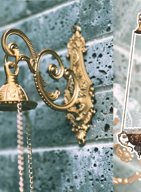 鳗鱼岛原创法式香薰烛台