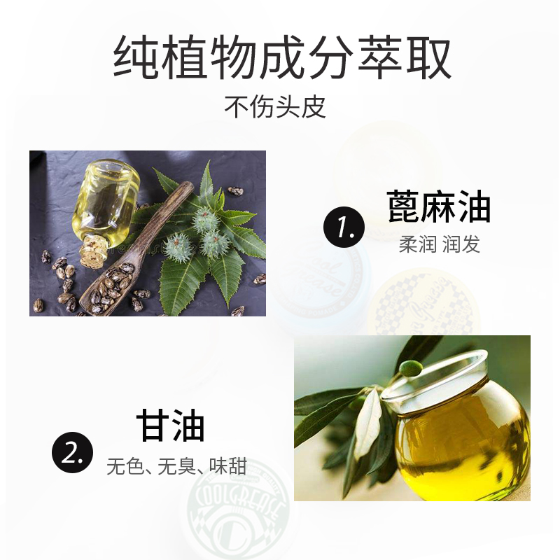景通海外专营店CockGrease日本进口大公鸡发蜡发油定型油头自然背头男士发膏造型3