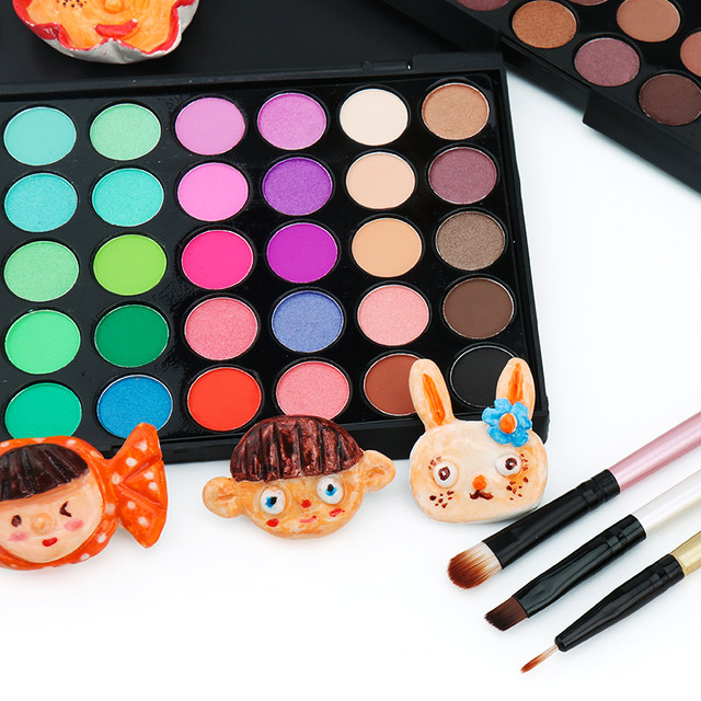 Clay doll figures with makeup color pink plate pen 40 colors