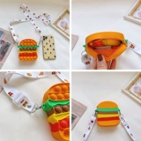 Мультяшная детская сумка, картхолдер для младенца, детский силиконовый кошелек, интеллектуальная игрушка, сумка через плечо