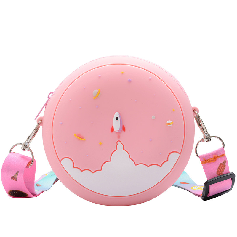 儿童女可爱公主甜甜圈女孩潮零钱包 newu箱包女士包袋