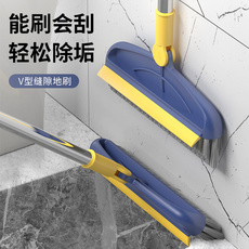 Разрыв кисть 长柄地板刷地刷子卫生间厕所清洁神器浴室刮水器无死角硬毛缝隙刷