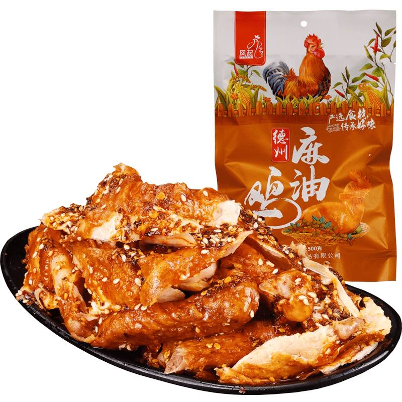 正宗德州麻油鸡500g×4袋装即食麻辣味扒鸡德州烧鸡椒麻鸡麻辣鸡-图3