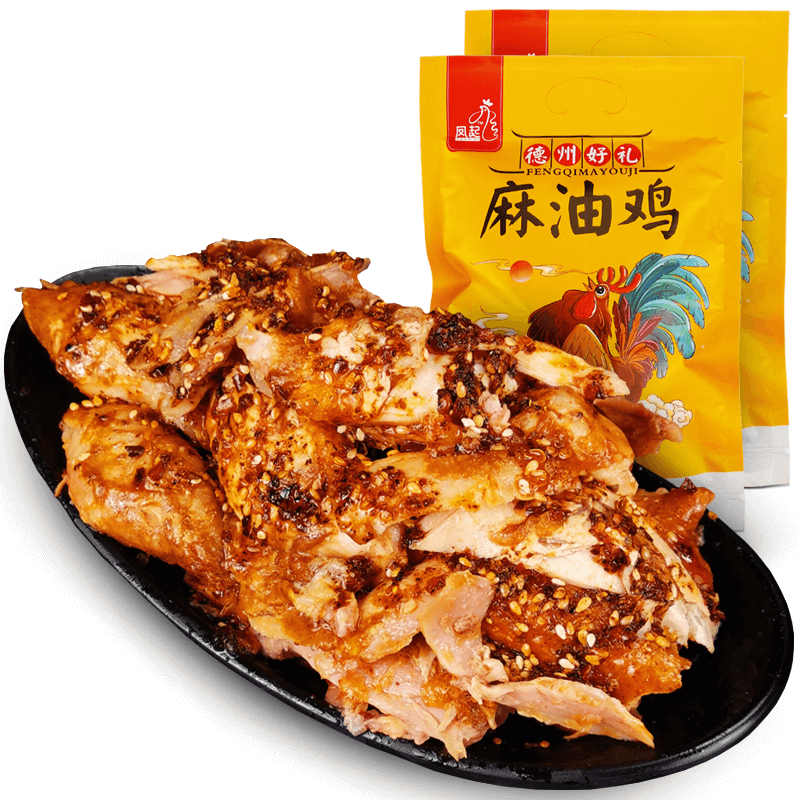 正宗德州麻油鸡500g×2袋装即食 麻辣味扒鸡德州烧鸡手撕鸡叫花鸡 - 图3