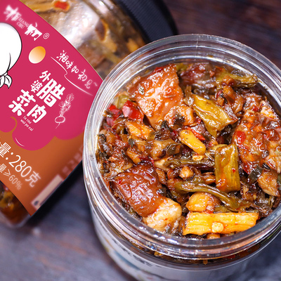 湖南特产湘西外婆菜280克/瓶